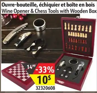 Sushi Shop Wine opener & chess tools offer