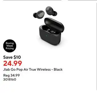Staples Jlab go pop air true wireless - black offer