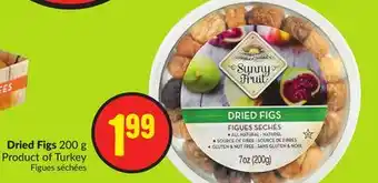 Chalo FreshCo Dried figs 200 g product of turkey offer