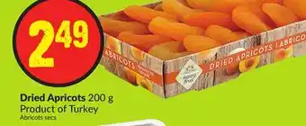 Chalo FreshCo Dried apricots 200 g product of turkey offer