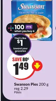 Chalo FreshCo Swanson pies 200 g offer