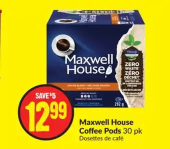 Chalo FreshCo Maxwell house coffee pods 30 pk offer