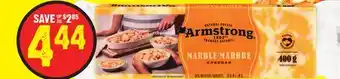 Chalo FreshCo Armstrong cheese bars 400 g armstrong shredded cheese 320 g offer