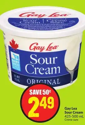 Chalo FreshCo Gay lea sour cream 425-500 ml offer