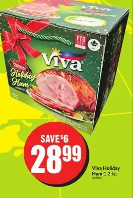 Chalo FreshCo Viva holiday ham 1.2 kg offer