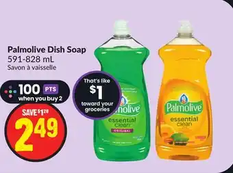 Chalo FreshCo Palmolive dish soap 591-828 ml offer