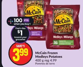 FreshCo Mccain frozen medleys potatoes 400 g offer