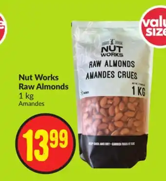 FreshCo Nut works raw almonds 1 kg offer