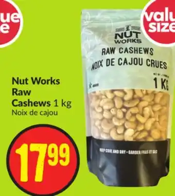 FreshCo Nut works raw cashews 1 kg offer