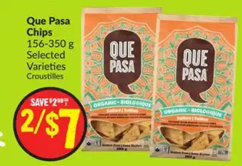 FreshCo Que pasa chips 156-350 g selected varieties offer