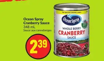FreshCo Ocean spray cranberry sauce 348 ml offer