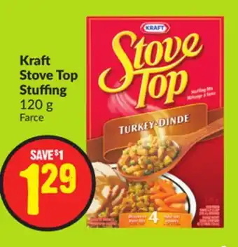 FreshCo Kraft stove top stuffing 120 g offer