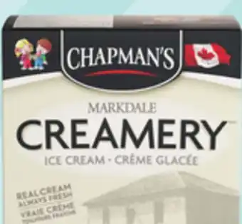 Giant Tiger Chapman's ice cream offer