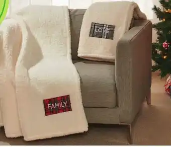 Giant Tiger Sherpa throw offer