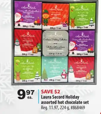Giant Tiger Laura secord holiday assorted hot chocolate set offer