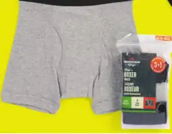 Giant Tiger Men's 3 + 2 briefs or 3 + 1 boxer briefs offer