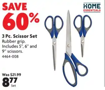 Home Hardware 3 pc. scissor set offer