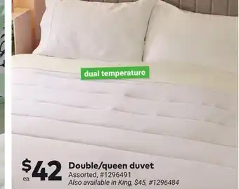 Giant Tiger Double/queen duvet offer