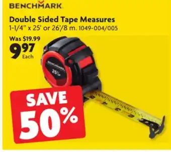 Home Hardware Double sided tape measures offer