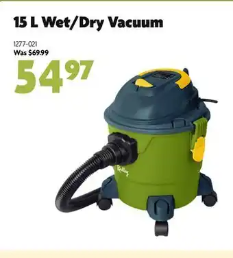 Home Hardware 15 l wet/dry vacuum offer