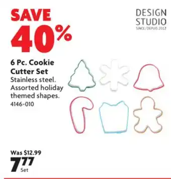 Home Hardware 6 pc cookie cutter set offer