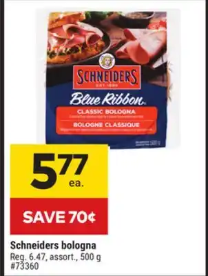 Giant Tiger Schneiders bologna offer