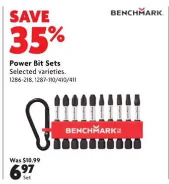Home Hardware Power bit sets offer