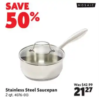 Home Hardware Stainless steel saucepan offer