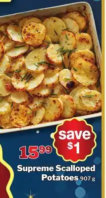 M & M Food Market Supreme scalloped potatoes offer