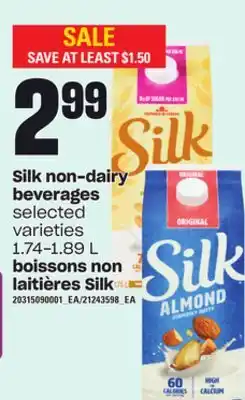 Independent City Market Silk non-dairy beverages, 1.74-1.89 l offer
