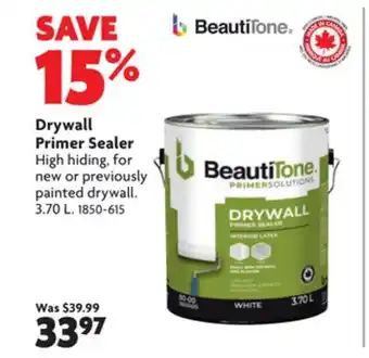 Home Hardware Drywall primer sealer offer