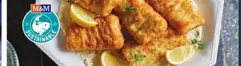 M & M Food Market Battered haddock fillets offer