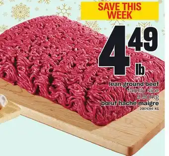 Independent City Market Lean ground beef offer