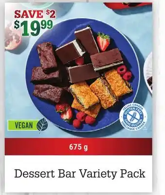 M & M Food Market Dessert bar variety pack offer