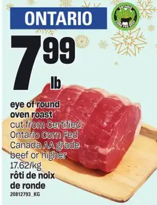 Independent City Market Eye of round oven roast offer