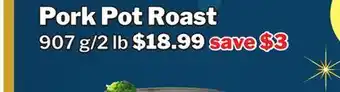M & M Food Market Pork pot roast offer