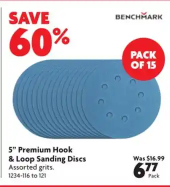 Home Hardware 5 premium hook & loop sanding discs offer