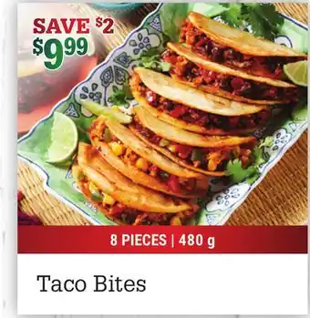 M & M Food Market Taco bites offer