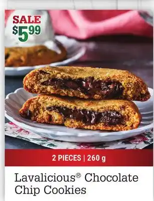M & M Food Market Lavalicious chocolate chip cookies offer