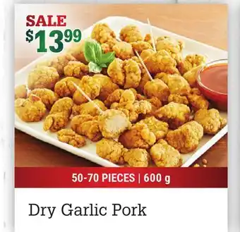 M & M Food Market Dry garlic pork offer
