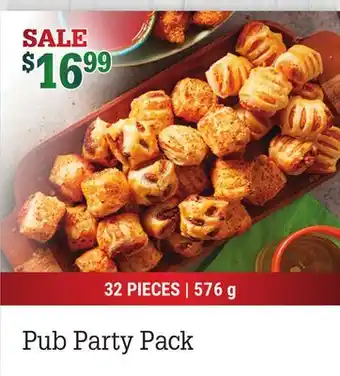 M & M Food Market Pub party pack offer