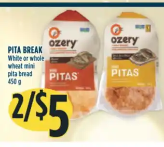 Marché Adonis Pita break white or whole wheat mini pita bread offer