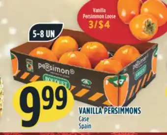 Marché Adonis Vanilla persimmons offer