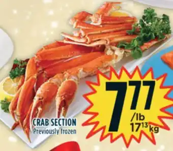 Marché Adonis Crab section offer