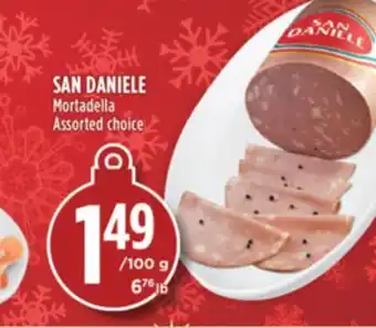 Marché Adonis San daniele mortadella offer