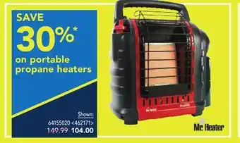 RONA Portable propane heaters offer