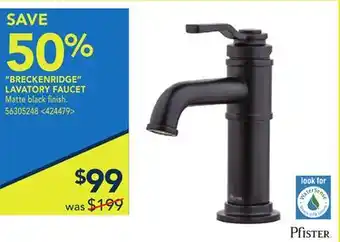 RONA Pfister breckenridge lavatory faucet offer