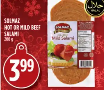 Marché Adonis Solmaz hot or mild beef salami offer