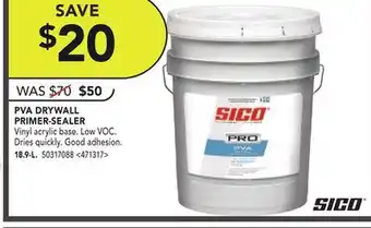 RONA Sico pva drywall primer-sealer offer