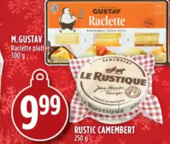 Marché Adonis M.gustav raclette platter offer